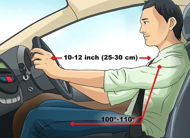 Hướng dẫn cách ngồi đúng tư thế khi lái xe - 4
